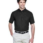 Tall Optimum Short Sleeve Twill Dress Shirt