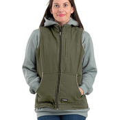 Women's Sherpa-Lined Softstone Duck Vest