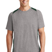 Heather Colorblock Contender  Tee