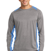 Long Sleeve Heather Colorblock Contender  Tee