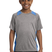 Youth Heather Colorblock Contender  Tee